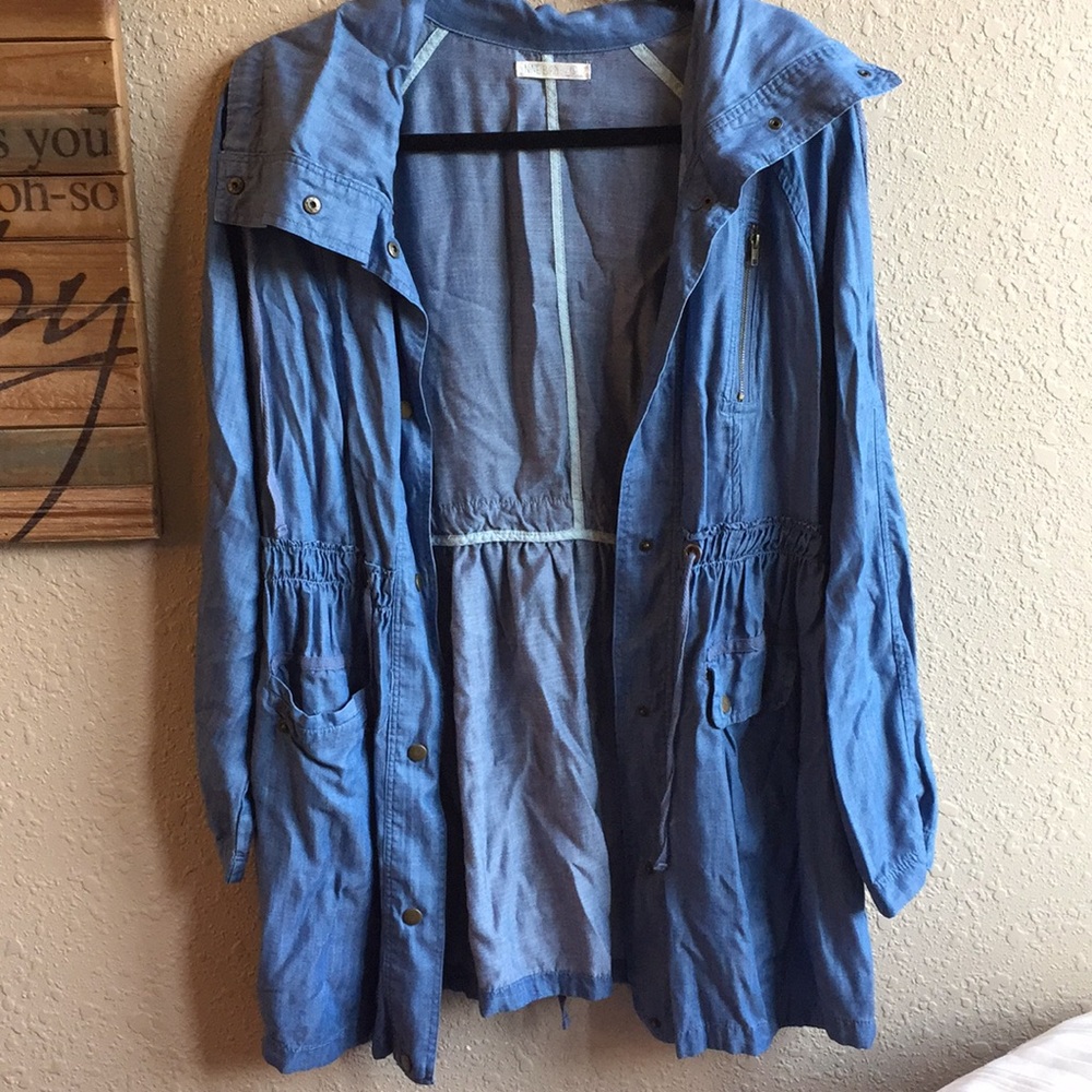 Beautiful jean long fall jacket